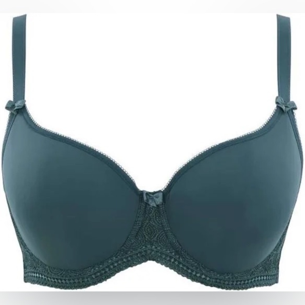 NWT Panache Cari Spacer Bra Blue Jade - Picture 2 of 4